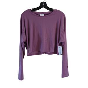 NWT Abound Purple Cropped Top, M